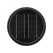 GLOBOSTAR® VEGGIE 90522 Φωτιστικό Κολωνάκι Κήπου LED 10W 500lm 120° με Ενσωματωμένο Φωτοβολταϊκό Panel 6V 2W & Επαναφορτιζόμενη Μπαταρία Li-ion 3.2V 6000mAh με Αισθητήρα Ημέρας-Νύχτας Αδιάβροχο IP65 Ψυχρό Λευκό 6000K - Sanan SMD Chip - Μαύρο - Μ26 x Π26 x Υ60cm - 2 Χρόνια Εγγύηση