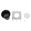 kelvo® KERIA KLV-101-0276 Χωνευτό Φωτιστικό Σποτ Δαπέδου για Λάμπα MR16 με Ντουί GU10 AC 220-240V Αδιάβροχο IP68 IK09 - Ανοξείδωτο Ατσάλι SS316 - Μ11 x Π11 x Υ11.5cm / Q10.4cm
