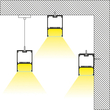 kelvo® ORION KLV-101-0363-V3 Φωτιστικό Τοίχου / Απλίκα LED 72W 7200lm 120° AC 220-240V IP20 Ρυθμιζόμενο Λευκό CCT με Χειριστήριο από 2700K έως 6000K Dimmable - Lumileds SMD Chip - Λευκό Ματ - Μ120 x Π5 x Υ7.5cm - 3 Χρόνια Εγγύηση