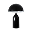 kelvo® URANUS KLV-101-0371 Επιτραπέζιο Φωτιστικό Πορτατίφ για 2 Λάμπες με Ντουί E27 AC 220-240V IP20 - Μαύρο Ματ - Μ35 x Π35 x Υ54cm