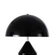 kelvo® URANUS KLV-101-0371 Επιτραπέζιο Φωτιστικό Πορτατίφ για 2 Λάμπες με Ντουί E27 AC 220-240V IP20 - Μαύρο Ματ - Μ35 x Π35 x Υ54cm