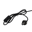kelvo® URANUS KLV-101-0371 Επιτραπέζιο Φωτιστικό Πορτατίφ για 2 Λάμπες με Ντουί E27 AC 220-240V IP20 - Μαύρο Ματ - Μ35 x Π35 x Υ54cm