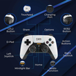 Χειριστήριο PS4/PS5/PC Pearl White