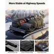 Καλάθι Αποσκευών VEVOR Roof Rack, 1168 x 914 x 102 mm, Βαρέως Τύπου Καλάθι Μεταφοράς Οροφής με Πτυσσόμενο Σχεδιασμό, Χωρητικότητα 90,72 kg, Βάση Αποσκευών Αυτοκινήτου με Εύκολη Εγκατάσταση σε Όλες τις Καιρικές Συνθήκες, Universal για Φορτηγό SUV