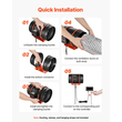Ανεμιστήρας αγωγού VEVOR Inline, 1372m³/h 203mm EC με κινητήρα και εξαερισμό 10 ταχυτήτων, ελεγκτής PWM, έλεγχος με εφαρμογή, αισθητήρας θερμοκρασίας και υγρασίας, ψύξη για σκηνή καλλιέργειας, εσωτερική κηπουρική, υδροπονία