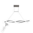 LED7 Κρεμαστό LED Φωτιστικό Twist 80W 4800lm 100cm CCT με Remote Λευκό