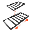 Καλάθι Αποσκευών VEVOR Roof Rack, 1626 x 990 x 115 mm, Βαρέως Τύπου Καλάθι Μεταφοράς Οροφής με Επέκταση, Χωρητικότητα 90,72 kg, Θήκη Αποσκευών Αυτοκινήτου για Όλες τις Καιρικές Συνθήκες, Κατάλληλη για SUV, Φορτηγά, Οχήματα, Pick-ups