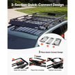 Καλάθι Αποσκευών VEVOR Roof Rack, 1626 x 990 x 102 mm, Βαρέως Τύπου Καλάθι Οροφής με Πτυσσόμενο Σχεδιασμό, Χωρητικότητα 90,72 kg, Βάση Αποσκευών Αυτοκινήτου με Εύκολη Εγκατάσταση σε Όλες τις Καιρικές Συνθήκες, Universal για Φορτηγό SUV