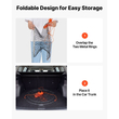 Παγίδα καβουριών VEVOR με διπλό δακτύλιο, κορυφή 60 cm, πάτος 50 cm, κιτ καβουριών με δύο δακτυλίους, πτυσσόμενο δίχτυ ψαρέματος με μετρητή, σχοινί 60 ft, πάτος με συρματόπλεγμα, καβούρι Rock and Blue, καβούρι Dock & Pier, σετ 2