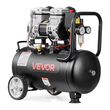 Αεροσυμπιεστής VEVOR 24L, Δεξαμενή Αεροσυμπιεστή χωρίς λάδι 1,1KW, 68 L/min στα 6,2 Bar, Μέγιστη πίεση 8 Bar, Φορητός σε ρόδες για επισκευή αυτοκινήτων, φούσκωμα ελαστικών, βαφή με ψεκασμό, ξυλουργική καρφώματα