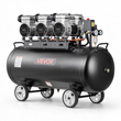 Αεροσυμπιεστής VEVOR 100L, Δεξαμενή Αεροσυμπιεστή 3KW χωρίς λάδι, 198 L/min στα 6,2 Bar, Μέγιστη πίεση 8 Bar, Φορητός σε ρόδες για επισκευή αυτοκινήτων, φούσκωμα ελαστικών, βαφή με ψεκασμό, ξυλουργική καρφώματα