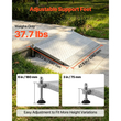 Ράμπα κατωφλίου VEVOR για πόρτες, 1080 x 590 mm, Ράμπα αλουμινίου με πλατφόρμα για αναπηρικό αμαξίδιο με ρυθμιζόμενο ύψος, αντιολισθητικές ράμπες κατωφλίου πόρτας, χωρητικότητα φορτίου 453,6 kg, για σκαλοπάτια σπιτιού, αναπηρικά αμαξίδια, περιπατητές
