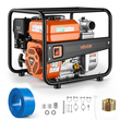 Αντλία νερού VEVOR με βενζίνη, 50,8 mm, 158 GPM 7HP, φορητή αντλία μεταφοράς νερού για λίπη, βενζινοκινητήρας με σωλήνα εκκένωσης 7,62 m, πλαίσιο βαρέως τύπου, πτερωτή από χυτοσίδηρο, για άρδευση, πισίνες