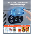 Ψυγείο VEVOR 12 Volt, ψυγείο αυτοκινήτου 12,68 QT/12L, φορητός ηλεκτρικός συμπιεστής κατάψυξης με λαβή, 12V/24V DC 100-240V AC, -4°F έως 68℉/-20℃ έως 20℃, για φορτηγό, βαν, τροχόσπιτο, SUV, σκάφος, ταξίδια, κάμπινγκ