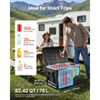 Ψυγείο VEVOR 12 Volt, ψυγείο αυτοκινήτου 82,4 QT/78L, φορητός ηλεκτρικός συμπιεστής κατάψυξης με λαβή, χειριστήριο APP και τροχό, 12V/24V DC 100-240V AC, -20℃ έως 20℃, για φορτηγό, βαν, τροχόσπιτο, SUV, ταξίδια, κάμπινγκ