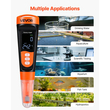 Μετρητής VEVOR TDS, Εύρος μέτρησης 0-9990 ppm, Μέτρηση πολλαπλών παραμέτρων EC (Αγωγιμότητα) /TDS (ppm), Ψηφιακός ελεγκτής νερού με ATC, Ευκρινής οθόνη VA, για έλεγχο ποιότητας πόσιμου νερού