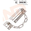 Σύρτης πόρτας με αλυσίδα - 85*42mm - Σετ 12 τεμάχια - 205985