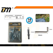 Στραβόβιδες με βύσμα - 2.9×34×15mm+E6 - Σετ 12 πακέτα των 10 ζευγαριών - 200911