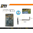 Στραβόβιδες με βύσμα - 3.9×52×17mm+E8 - Σετ 12 πακέτα των 7 ζευγαριών - 200898