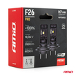 AMiO - Λάμπες LED F26 Pro Series H7/H18 12/24V 68W 2900-3550lm 6.000K Full Can-Bus Plug&Play - 2 Τεμ. (04872/AM)
