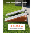 Ράμπες για τρέιλερ VEVOR, 2 τεμάχια 985 x 225mm, Σετ ραμπών ATV από χάλυβα βαρέως τύπου με αντιολισθητικές πλάκες, Ράμπες φόρτωσης συνδυασμένης χωρητικότητας 544kg για μοτοσικλέτες, χλοοκοπτικά, γεωργικά τρακτέρ, καροτσάκια