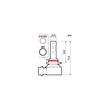 Lampa - Λάμπα H10/HB3/HB4 12V PY20d/P20d/P22d 1550/900lm 6500K Halo LED Quick-Fit Hyper Series με Παθητική Ψύξη - 1 Τεμ. (L5768.6)