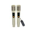Σετ 2 ασύρματα μικρόφωνα - KMS-903MC - 509038 - Gold