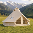 Σκηνή VEVOR Oxford Bell, 4 Εποχές 3 μ. Σκηνή Yurt για Κάμπινγκ με Τζακ για Κάμπινγκ, Αδιάβροχη, Αναπνέουσα, Χωράει έως 3 Άτομα με Αποσπώμενο Δάπεδο με Φερμουάρ, Οικογενειακό Κάμπινγκ, Glamping, Υπαίθριο Κυνήγι, Πάρτι