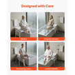 Πάγκος μεταφοράς μπανιέρας VEVOR για μπανιέρα, βαρέως τύπου καρέκλα ντους με δυνατότητα μεταφοράς βάρους 227 kg με μπράτσο και πλάτη, ρυθμιζόμενο ύψος πάγκος ντους μπάνιου για ενήλικες, ηλικιωμένους, ηλικιωμένους και άτομα με αναπηρία