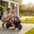 Παιδικό ηλεκτροκίνητο τρίκυκλο scooter - YH-029 - 101151 - White