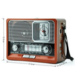 Επαναφορτιζόμενο ραδιόφωνο Retro - ΕK105 - 830128 - Brown