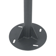 GLOBOSTAR® HELIOS-280 GLB-000-0003 Μεταλλικός Γαλβανισμένος Στύλος Φωτισμού για Φωτοβολταϊκό Προβολέα Εξωτερικού Χώρου - RAL 7016 Γκρι Ανθρακί - Μ35 × Π25 × Υ280cm