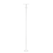GLOBOSTAR® HELIOS-280 GLB-000-0004 Μεταλλικός Γαλβανισμένος Στύλος Φωτισμού για Φωτοβολταϊκό Προβολέα Εξωτερικού Χώρου - RAL 9016 Λευκό Ματ - Μ35 × Π25 × Υ280cm