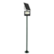 GLOBOSTAR® HELIOS-280 GLB-000-0006 Μεταλλικός Γαλβανισμένος Στύλος Φωτισμού για Φωτοβολταϊκό Προβολέα Εξωτερικού Χώρου - RAL 6009 Κυπαρίσσι Ματ - Μ35 × Π25 × Υ280cm