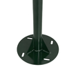 GLOBOSTAR® HELIOS-280 GLB-000-0006 Μεταλλικός Γαλβανισμένος Στύλος Φωτισμού για Φωτοβολταϊκό Προβολέα Εξωτερικού Χώρου - RAL 6009 Κυπαρίσσι Ματ - Μ35 × Π25 × Υ280cm