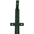 GLOBOSTAR® HELIOS-280 GLB-000-0006 Μεταλλικός Γαλβανισμένος Στύλος Φωτισμού για Φωτοβολταϊκό Προβολέα Εξωτερικού Χώρου - RAL 6009 Κυπαρίσσι Ματ - Μ35 × Π25 × Υ280cm