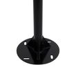 GLOBOSTAR® URBANO-280 GLB-000-0008 Μεταλλικός Γαλβανισμένος Στύλος Φωτισμού για Φωτοβολταϊκό Φωτιστικό Δρόμου Εξωτερικού Χώρου - RAL 9005 Μαύρο Ματ - Μ84 x Π25 x Υ280cm