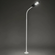 GLOBOSTAR® URBANO-280 GLB-000-0010 Μεταλλικός Γαλβανισμένος Στύλος Φωτισμού για Φωτοβολταϊκό Φωτιστικό Δρόμου Εξωτερικού Χώρου - RAL 9016 Λευκό Ματ - Μ84 x Π25 x Υ280cm