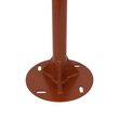 GLOBOSTAR® URBANO-280 GLB-000-0011 Μεταλλικός Γαλβανισμένος Στύλος Φωτισμού για Φωτοβολταϊκό Φωτιστικό Δρόμου Εξωτερικού Χώρου - RAL 8004 Corten Καφε Ματ - Μ84 x Π25 x Υ280cm