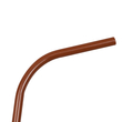 GLOBOSTAR® URBANO-280 GLB-000-0011 Μεταλλικός Γαλβανισμένος Στύλος Φωτισμού για Φωτοβολταϊκό Φωτιστικό Δρόμου Εξωτερικού Χώρου - RAL 8004 Corten Καφε Ματ - Μ84 x Π25 x Υ280cm