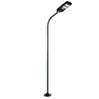 GLOBOSTAR® URBANO-280 GLB-000-0012 Μεταλλικός Γαλβανισμένος Στύλος Φωτισμού για Φωτοβολταϊκό Φωτιστικό Δρόμου Εξωτερικού Χώρου - RAL 6009 Κυπαρίσσι Ματ - Μ84 x Π25 x Υ280cm