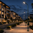 GLOBOSTAR® URBANO-280 GLB-000-0012 Μεταλλικός Γαλβανισμένος Στύλος Φωτισμού για Φωτοβολταϊκό Φωτιστικό Δρόμου Εξωτερικού Χώρου - RAL 6009 Κυπαρίσσι Ματ - Μ84 x Π25 x Υ280cm