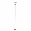 GLOBOSTAR® HELIOS-280 GLB-000-0001 Μεταλλικός Γαλβανισμένος Στύλος Φωτισμού για Φωτοβολταϊκό Προβολέα Εξωτερικού Χώρου - Ασημί Γαλβανιζέ - Μ35 × Π25 × Υ280cm