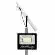 GLOBOSTAR® HELIOS-280 GLB-000-0001 Μεταλλικός Γαλβανισμένος Στύλος Φωτισμού για Φωτοβολταϊκό Προβολέα Εξωτερικού Χώρου - Ασημί Γαλβανιζέ - Μ35 × Π25 × Υ280cm