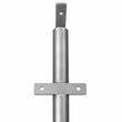 GLOBOSTAR® HELIOS-280 GLB-000-0001 Μεταλλικός Γαλβανισμένος Στύλος Φωτισμού για Φωτοβολταϊκό Προβολέα Εξωτερικού Χώρου - Ασημί Γαλβανιζέ - Μ35 × Π25 × Υ280cm