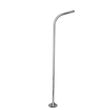 GLOBOSTAR® URBANO-280 GLB-000-0007 Μεταλλικός Γαλβανισμένος Στύλος Φωτισμού για Φωτοβολταϊκό Φωτιστικό Δρόμου Εξωτερικού Χώρου - Ασημί Γαλβανιζέ - Μ84 x Π25 x Υ280cm