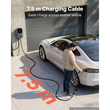 Σταθμός φόρτισης ηλεκτρικού οχήματος VEVOR 11kW τριφασικός φορτιστής EV 7,5M, για όλα τα ηλεκτρικά και PHEV οχήματα, 400V AC οικιακός επιτοίχιος φορτιστής αυτοκινήτου τύπου 2, ρεύμα 16A, με τηλεχειριστήριο APP και ένδειξη LED, IP65