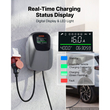 Σταθμός φόρτισης ηλεκτρικού οχήματος VEVOR 11kW τριφασικός φορτιστής EV CEE 16A, για όλα τα ηλεκτρικά και PHEV οχήματα, 400V AC οικιακός φορτιστής αυτοκινήτου τύπου 2, με τηλεχειριστήριο APP και ψηφιακή οθόνη, IP65
