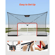 Διχτυωτό πίσω μέρος για τέρμα χόκεϊ VEVOR, Ανθεκτικό δίχτυ πίσω μέρους για τέρμα χόκεϊ 366x213 cm με εκτεταμένη κάλυψη, Ελαφρύς και φορητός εξοπλισμός προπόνησης αυλής, Εύκολη συναρμολόγηση, για νέους ενήλικες (ΜΟΝΟ ΔΙΧΤΥ)