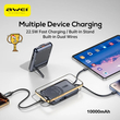 Μαγνητικό Powerbank ασύρματης φόρτισης με 2 καλώδια - PA-25 - 10.000mah - 22.5W - AWEI - 023726